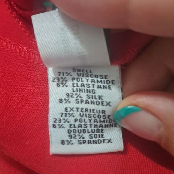 Diane Von Furstenberg Kimmie  Midi Dress in Cherry Red 🍒 - Picture 13 of 16